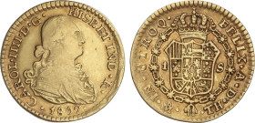 Spanish Monarchy
Charles IV
1 Escudo. 1807. MÉXICO. T.H. 3,36 grs. AC-1142. MBC.