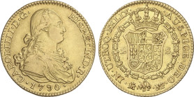 Spanish Monarchy
Charles IV
2 Escudos. 1790. MADRID. M.F. 6,74 grs. AC-1275. MBC/MBC+.