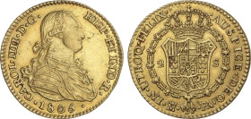 Spanish Monarchy
Charles IV
2 Escudos. 1805. MADRID. F.A. 6,74 grs. AC-1312. MBC+.