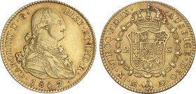 Spanish Monarchy
Charles IV
2 Escudos. 1807. MADRID. A.I. 6,74 grs. AC-1318. MBC+.