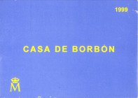 Peseta Period
Juan Carlos I
Serie 4 monedas 2.000 (3) y 10.000 Pesetas. 1999. III CENTENARIO CASA DE BORBÓN. AR. III Serie. Isabel II, Alfonso XII, ...