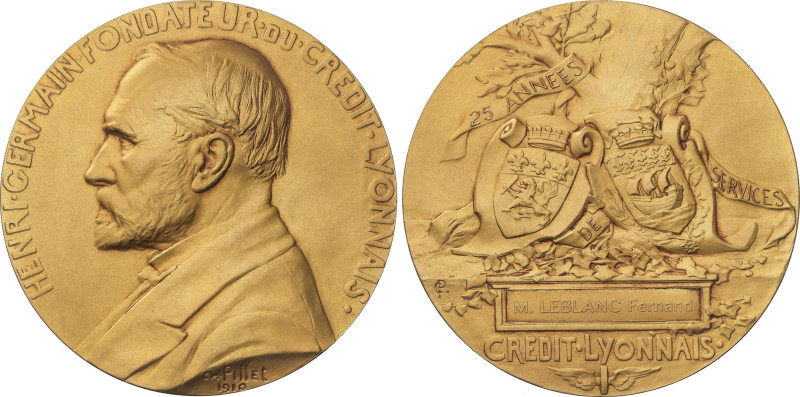 World Medals
25 años de servicio -Henri Germain Fundador. CREDIT LYONNAIS. FRAN...