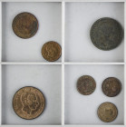 Lots and Collections
Peseta Period Lots
Lote 7 monedas 1 (4), 2, 5 Céntimos (2). 1870 a 1913. GOB. PROVISIONAL a ALFONSO XIII. A EXAMINAR. MBC+ a EB...