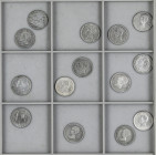 Lots and Collections
Peseta Period Lots
Lote 14 monedas 50 Céntimos. 1870 a 1926. GOBIERNO PROVISIONAL a ALFONSO XIII. 1870, 80, 81, 85 (2), 92 (3),...