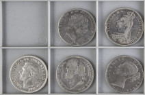 Mixed Lots and Collectios
Lote 5 monedas 1 Crown. 1818, 1821, 1845, 1889, 1937. AR. A EXAMINAR. KM-675, 680.1, 741, 765, 857. BC a MBC+.