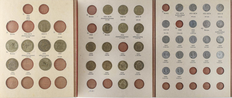 Mixed Lots and Collectios
Lote 91 monedas. Siglo XX. Incluye piezas de 10 y 50 ...
