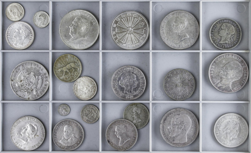 Mixed Lots and Collectios
Lote 21 monedas. Siglo XIX y XX. VARIOS PAISES DE AME...