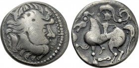 EASTERN EUROPE. Imitations of Philip II of Macedon (2nd-1st centuries BC). Tetradrachm. Kapostaler type.