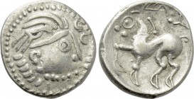 EASTERN EUROPE. Imitations of Philip II of Macedon (2nd-1st centuries BC). Drachm. Kapostaler type.