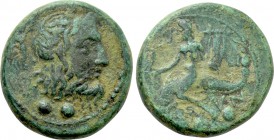 CALABRIA. Brundisium. Ae Sextans (Circa 215 BC).