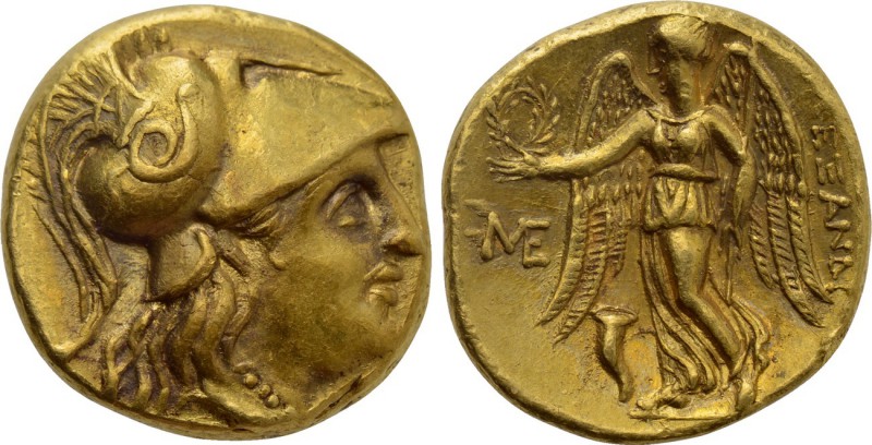 KINGS OF MACEDON. Alexander III 'the Great' (336-323 BC). GOLD Stater. Abydos. ...