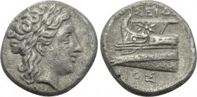 BITHYNIA. Kios. Hemidrachm (Circa 345-315 BC). Poseidonios, magistrate.