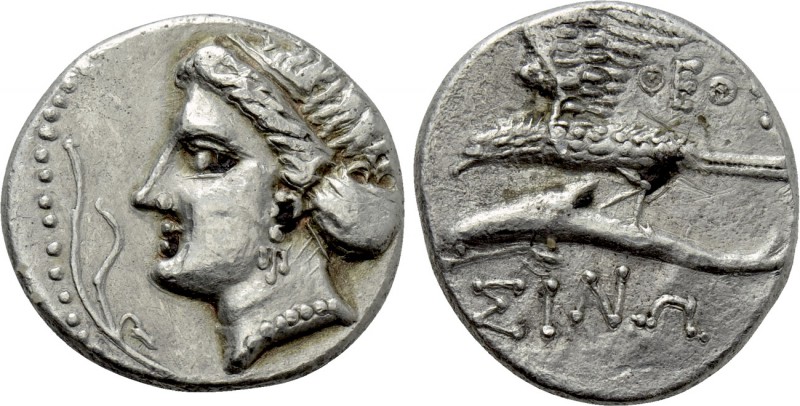 PAPHLAGONIA. Sinope. Drachm (Circa 330-300 BC). Theot-, magistrate. Contemporary...