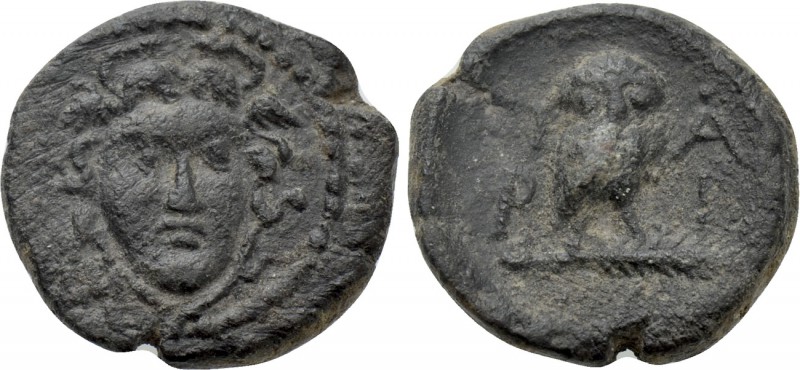 MYSIA. Parion. Ae (Circa 2nd-1st centuries BC). 

Obv: Facing gorgoneion.
Rev...