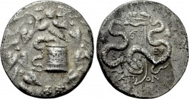 LYDIA. Apollonis. Eumenes III (Aristonikos) (Pretender to the throne of Pergamon, 132-130/29 BC). Cistophor. Dated year 3 (of his revolt = 132/1 BC).