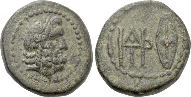 KINGS OF GALATIA. Deiotaros (Circa 63-59/8 BC). Ae. 

Obv: Laureate head of Ze...