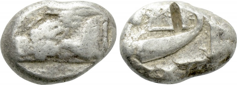 LYCIA. Phaselis. Stater (Circa 500-440 BC). 

Obv: Prow of galley left in the ...