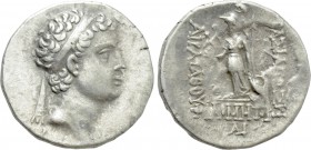 KINGS OF CAPPADOCIA. Ariarathes VII Philometor (Circa 116-100 BC). Drachm. Mint C (Komana). Dated RY 11 (105/4 BC).