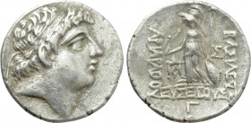 KINGS OF CAPPADOCIA. Ariarathes IX Eusebes Philopator (Circa 100-85 BC). Drachm. Mint A (Eusebeia under Mt. Argaios). Dated RY 3 (98/7 BC).