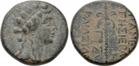 SELEUKIS & PIERIA. Apameia. Ae (1st century BC). Dated SE 295 (18/7 BC).