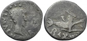 KINGS OF MAURETANIA. Ptolemaeus (24-40). Denarius. Caesarea. Dated RY 17(?) (35/6).