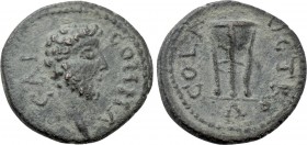 TROAS. Alexandria. Commodus (177-192). Ae Quadrans.