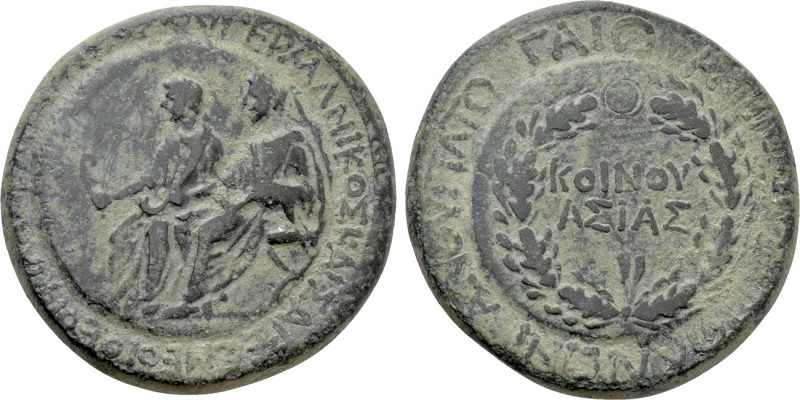 LYDIA. Sardis. Germanicus and Drusus (Died 19 and 23, respectively). Ae. Restruc...