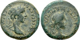 PHRYGIA. Aezanis. Germanicus and Agrippina I (Died 19 and 33, respectively). Ae. Struck under Caligula.