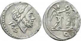 T. CLOELIUS. Quinarius (98 BC). Rome.
