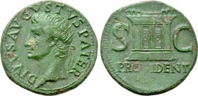 DIVUS AUGUSTUS (Died 14). As. Rome. Struck under Tiberius.