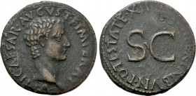 TIBERIUS (Caesar, 4-14). As. Rome.