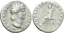 NERO (54-68). Denarius. Rome.