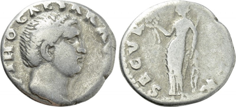 OTHO (69). Denarius. Rome. 

Obv: IMP M OTHO CAESAR AVG TR P. 
Bare head righ...