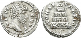 DIVUS LUCIUS VERUS (Died 169). Denarius. Rome.