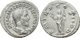 PUPIENUS (238). Denarius. Rome.