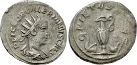 VALERIAN II (Caesar, 256-258). Antoninianus. Samosata.