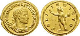 DIOCLETIAN (284-305). GOLD Aureus. Cyzicus.