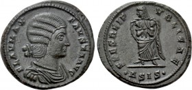 FAUSTA (Augusta, 324-326). Follis. Siscia.
