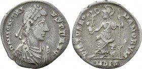 HONORIUS (393-423). Siliqua. Mediolanum.