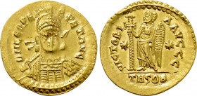 LEO I (457-474). GOLD Solidus. Thessalonica.