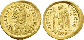 ANASTASIUS I (491-518). GOLD Solidus. Constantinople.