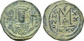 MAURICE TIBERIUS (582-602). Follis. Nicomedia. Dated RY 20 (601/2).