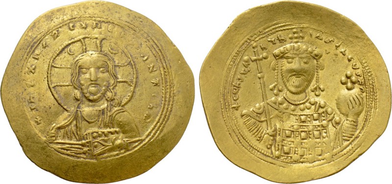 CONSTANTINE IX MONOMACHUS (1042-1055). GOLD Histamenon Nomisma. Constantinople. ...