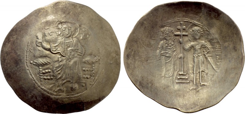 JOHN II COMNENUS (1118-1143). EL Aspron Trachy. Constantinople. 

Obv: IC - XC...