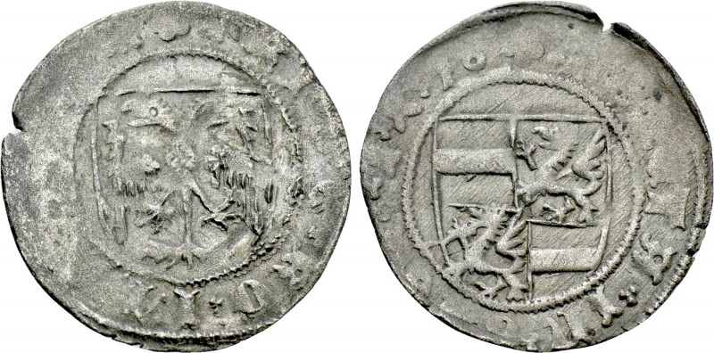 HOLY ROMAN EMPIRE. Friedrich III (1452-1493). Kreuzer (1458). Graz. 

Obv: Coa...