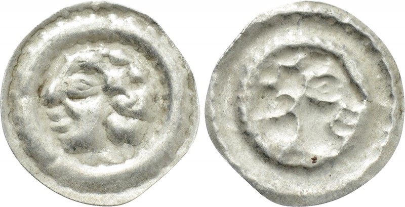 HUNGARY. Time of Béla III or Béla IV (1172-1196 or 1235-1270). Denar. 

Obv: H...
