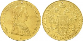 AUSTRIA. Ferdinand I (1835-1848). GOLD 4 Ducats (1848-A). Wien (Vienna).