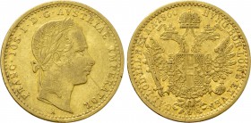 AUSTRIA. Franz Joseph I (1848-1916). GOLD Ducat (1860-A). Wien (Vienna).