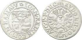 GERMANY. Hanau-Lichtenberg. Johann Reinhard I (1599-1626). 3 Kreuzer.