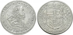 HOLY ROMAN EMPIRE. Maximilian III (Archduke, 1612-1618). Reichstaler (1614). Ensisheim.